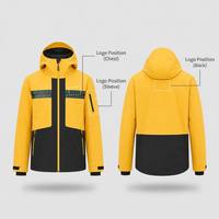 Veste d'extérieur imperméable réfléchissante pour homme avec logo personnalisé, 20000 mm, 3 couches, coupe-vent, haute visibilité, randonnée, coque, usine OEM