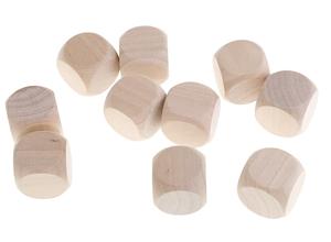 Usine personnalisé points colorés 6-20 faces dés en bois de Lotus avec coins gravés 8-80mm en vrac en gros dés en bois arrondis - Product Image 5