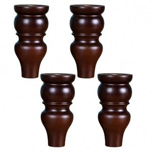 WEKIS Solid Wood Indoor/Outdoor Sofa Legs 6 Inch Turned Furniture Legs for Living Room Workshop Table Couch & Recliner - Product Image 2