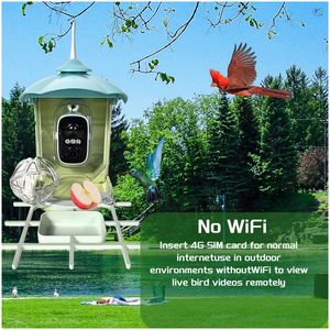 Outdoor Automatische Vogel Feeder Camera Met Lading Intelligente Monitoring Bird Watcher Opknoping Feeder Voor Kolibries - Product Image 3