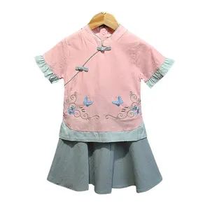 2020 new design Chinese traditional style children tang suits for girls