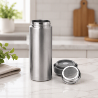 Mug isotherme à double paroi en acier inoxydable avec infuseur à thé, conservation de la chaleur 6-12h, idéal pour l'extérieur, le bureau et l'usage quotidien – Stock disponible