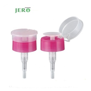 Push down pump makeup remover plastic bottle pump dispenser facial toner plastic bottle with flip cap