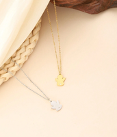Collier Ailes d'Ange Bijoux pour Bébé Collier d'Ange Plaqué or Ailes d'Ange Colliers à breloques pour Femmes