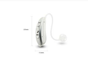 <span class=keywords><strong>Aides</strong></span> <span class=keywords><strong>auditives</strong></span> numériques Retone Vigor 402 à tube mince, 4 canaux, design écologique, fonctionnalités de soulagement de la douleur - Product Image 3