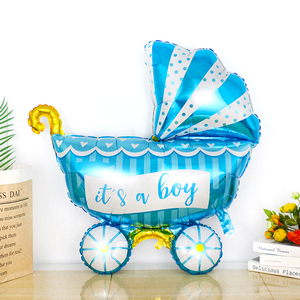 การ์ตูนรถเข็นเด็กทารกรูปเพศ Revel อลูมิเนียมฟอยล์บอลลูนเด็กวันเกิดตกแต่งเด็กชายหรือเด็กหญิงบอลลูนอาบน้ํา - Product Image 6