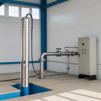 Le puits profond de l'eau d'acier inoxydable pompe la pompe verticale d'irrigation de surface pour le puits ouvert