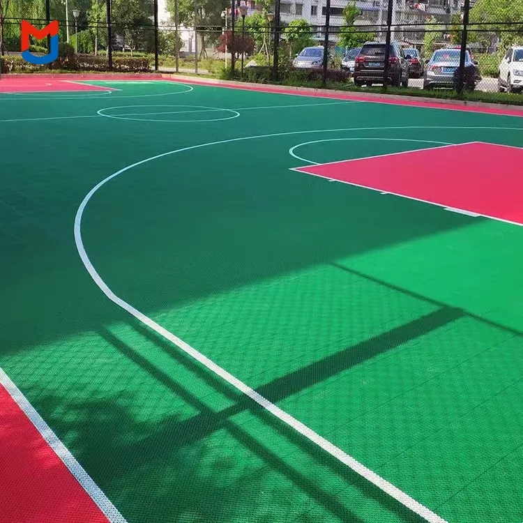 High Strength Outdoor Contest Competition Tiles Basketball Tennis Hockey Pedal Court Interlocking Sport Floor