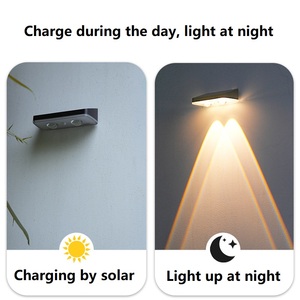 Lámpara Solar LED para Pared Exterior, Impermeable IP65, Iluminación Decorativa Superior e Inferior para Patio - Product Image 5