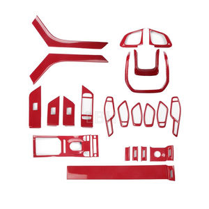 Autocollant décoratif texturé en fibre de carbone pour l'intérieur de <span class=keywords><strong>la</strong></span> voiture Accessoires pour Land Rover Range Rover <span class=keywords><strong>Evoque</strong></span> L538 Gouvernail droit 2012-2018 - Product Image 2