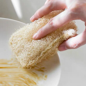 Esponja de Lufa Egipcia Natural Biodegradable Personalizada al por Mayor <span class=keywords><strong>para</strong></span> Ducha y Baño, Esponja Corporal, Estropajo, Almohadilla Exfoliante - Product Image 4