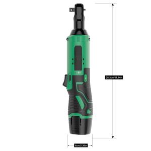 12V Ratchet Wrench DIY Grade Impact 45Nm Torque <b>Battery</b> Powered for Car Local US Warehouse CW-12A-1 Cordless Ratchet Wrench CW-1 - Product Image 3