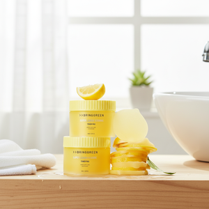 BRING GREEN Juego de recarga Super Lemon Glutathione Toner Pad 90P + 90P Facial Skin Toner Korean Beauty - Product Image 3