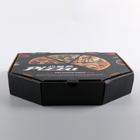Boîte à pizza personnalisée vente en gros 6 10 12 14 16 pouces boîte de livraison de pizza boîte d'emballage d'approvisionnement d'usine