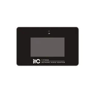 Itc ip7700 pa sistema de endereço público, ip terminal T-7705S, 16-bit cd qualidade de som 2x20w, terminal padrão industrial 8k ~ 48khz