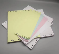 Papier Couché Premium Direct Usine Personnalisable, Papier Continu Autocopiant 2-7 Plis pour Reçus et Factures Commerciales