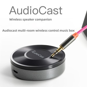 กล่องเพลงไร้<span class=keywords><strong>ส</strong></span>าย WiFi เครื่องสตรีมเสียงหลายห้อง อลูมิเนียมอัลลอย M5 - Product Image 2