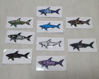 Autocollants personnalisés Shark Cp Jul Vrunk Marseille Palestine Drapeau national Paul and Shark Sticker