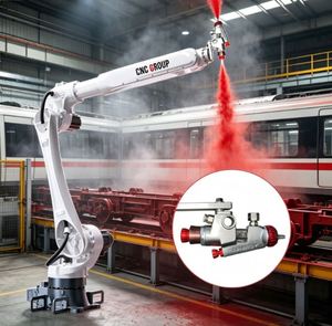 Robot de pulvérisation entièrement automatique de qualité industrielle, bras robotisé de pulvérisation de peinture de haute précision, moteur, charge utile de 10 kg, fonctionnement sans programmation - Product Image 1