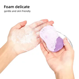 Cepillo de Limpieza Facial de Silicona Suave y Ecológico, Cerdas Suaves, Multifunción, Eliminación de Puntos Negros, Almohadilla para el Cuidado de la Piel para Chicas - Product Image 5