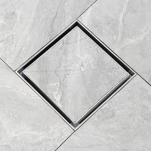 Concealed Floor Drain 304 Stainless Steel Square Odor Proof Anti Corrosion For Bathroom Balcony Shower - Product Image 3