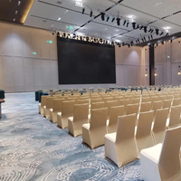 Housses de chaise extensibles en tissu Spandex pour événements, commandes en gros, protection pour chaises de table d'hôtel, banquets, mariages, conférences