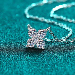 Design 1.26Carat <b>Moissanite</b> <b>Necklace</b> GRA Certificate S925 Silver Women <b>Moissanite</b> <b>Necklace</b> - Product Image 3