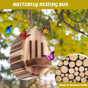 Huisdierenlandje Landelijke Huisjes Vogelhuis Buitendecoratie Tuin Houten Hangende Vogelhuisje Houten Bijenverblijf Houten Insectenverblijf - Product Image 3