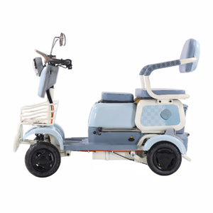 Tricycle électrique mini sans auvent, style ouvert, vélo à trois roues, trajets longue distance, transport de marchandises portable et léger, usage commercial - Product Image 2