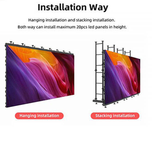 Pantalla LED <span class=keywords><strong>HD</strong></span> P2.6 a Todo Color, Pantalla <span class=keywords><strong>Digital</strong></span> LED para Publicidad, Fondo de Escenario para Iglesias, Uso Comercial - Product Image 4