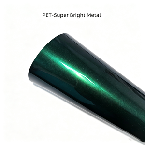 <span class=keywords><strong>Film</strong></span> de covering automobile PVC PET effet caméléon, vert royal métallisé ultra-brillant, rouleau décoratif pour carrosserie – Ventes Flash - Product Image 2