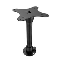 Support de tablette flexible et réglable à 360 degrés, en métal, avec col de cygne, support de bureau, capacité de 20 lb, inclinaison à 180 degrés, VESA 75/100 mm