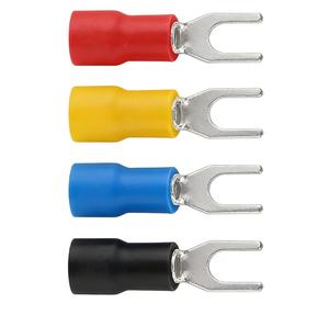 Terminaux de câblage de type SVS, fourches à sertir, en cuivre, soudés sous pression, étamés, isolés en PVC - Product Image 3