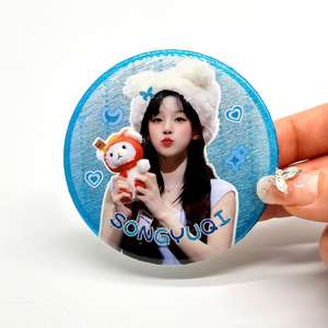 Pin Promocional Personalizado con Logotipo, Reflectante, Sublimado, Botón de Metal en Blanco para Impresión de Logotipos - Product Image 5