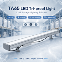 Éclairage LED Tri-proof pour Chambre Froide Industrielle, Sans Scintillement, Étanche IP66, Verre Trempé 4mm, Barre Linéaire, Garantie 5 Ans