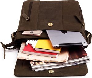 Sac bandoulière unisexe vintage authentique 100 % pur cuir véritable fait main pour tous les jours, modèle J. for London India - Product Image 4