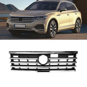 Toptan ön tampon orta Net Grille VW Touareg 2015-2018 için