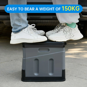 Inodoro Plegable de PVC Portátil Ligero Ahorro de Espacio para Uso en Exteriores, Interiores, Coche, Emergencias y Camping - Product Image 2