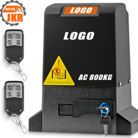 Motor de Puerta Corredera de Aluminio de Alta Resistencia de 370 W y 800 kg, Operadores de Motor de Puerta Corredera con Control Wifi Tuya, Sistema de Apertura de Puerta Corredera con Panel de Control