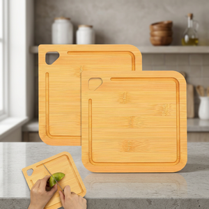 Planche à découper en bois pour la découpe quotidienne des légumes, résistante aux rayures, facile à nettoyer, planche à découper robuste, ustensiles de cuisine, tâches quotidiennes - Product Image 4