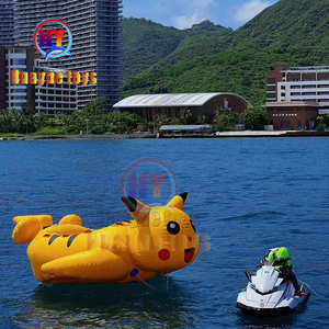 Barco inflable de agua, el más duradero, pato amarillo, flotante, sofá, agua, esquí, barco - Product Image 2