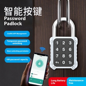 L'app Tuya sblocca 100 intelligente imposta la capacità temporanea della <span class=keywords><strong>Password</strong></span> lucchetto per <span class=keywords><strong>Password</strong></span> intelligenti digitali - Product Image 5