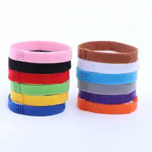Colore personalizzabile soft hook loop pet collar id dogs cat name fascia riutilizzabile collare per cani nylon