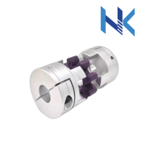 Accouplement parallèle à fil en alliage d'aluminium Accouplement d'arbre flexible Accouplement prune économique pour servomoteur Machine CNC