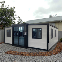 Maison conteneur de luxe en acier préfabriqué, mobile et extensible, de 40 et 20 pieds, avec panneaux sandwich, design ferme, pour extérieur, vente en gros