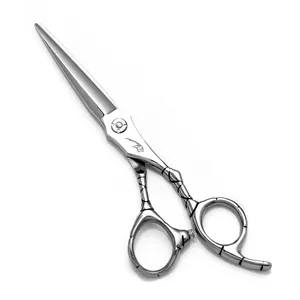 F50 Professional Hairdressing Scissors 6 Inch for Salon and Home Custom Steel Stainless Steel Style