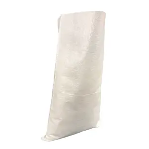 Sacchi tessuti PP a buon mercato 25 kg 25lb sacchetto di polipropilene 50kg 50lb sacchetto di sabbia tessuto PP per sacchetto di controllo dell'inondazione