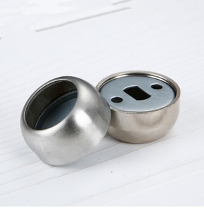 Modern <b>Silver</b> Chrome-Finished Stainless Steel Ball Flange Seat <b>Bracket</b> Tube Clothes Hanger Door Mount Non-Detachable Hardware - Product Image 2