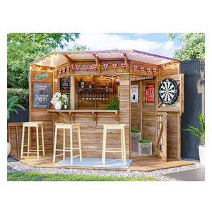 Casas pequeñas de lujo modernas, casa prefabricada, servicio personalizado, barra de jardín de madera - Product Image 1
