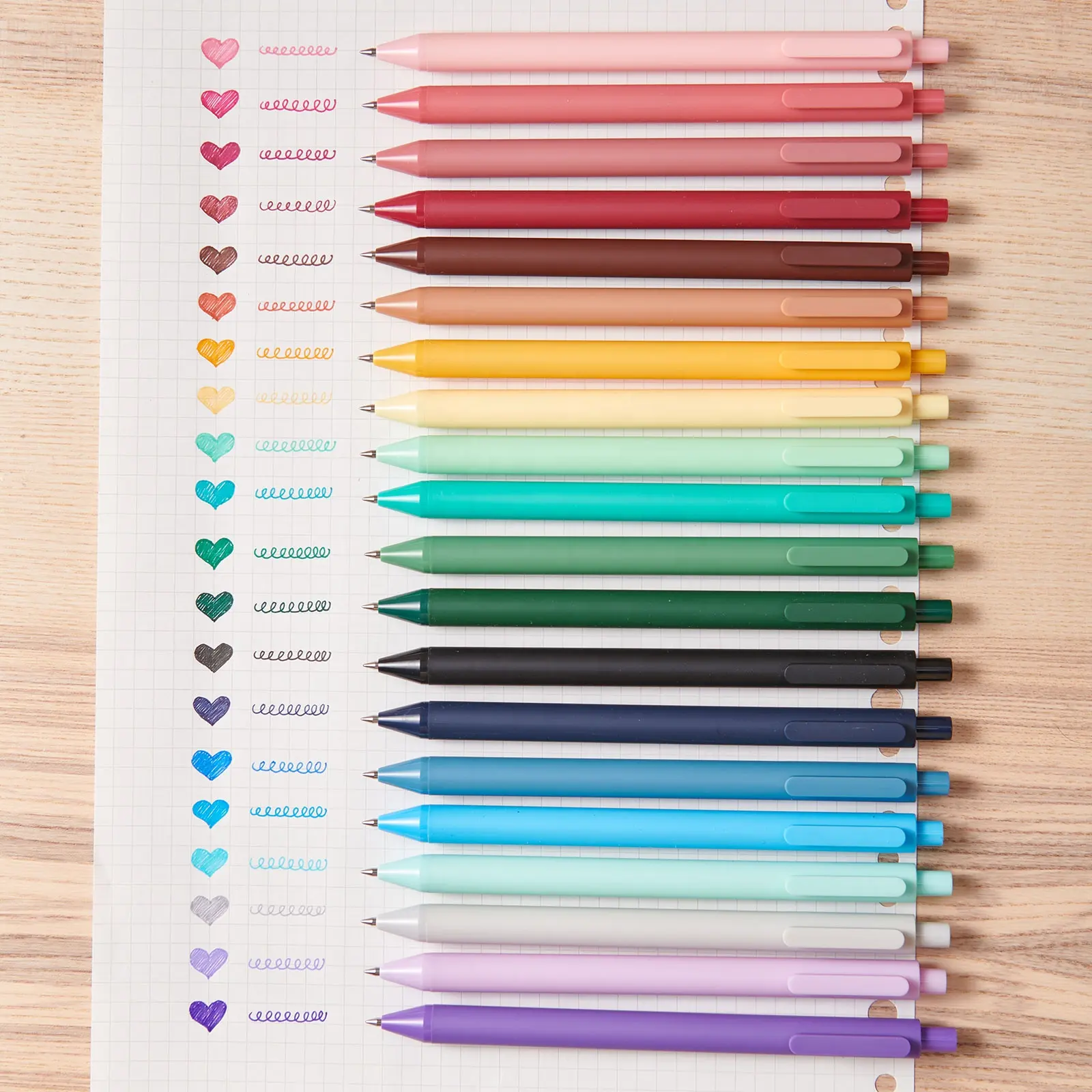 कको शुद्ध बॉलपॉइंट पेन मूल डिजाइन बहु-रंग 1.0/1.2 मिमी बिंदु गेंद पेन प्रचार प्यारे स्टेशनरी स्कूल कार्यालय